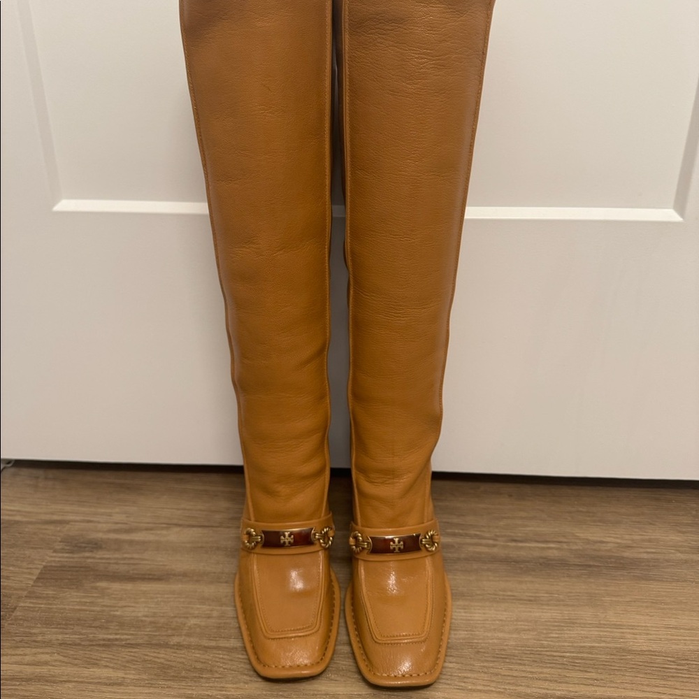 Tory Burch Perrine Tall Leather Boots